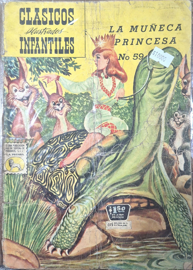 CLÁSICOS ILUSTRADOS INFANTILES - N°59 - LA MUÑECA PRINCESA - Revista