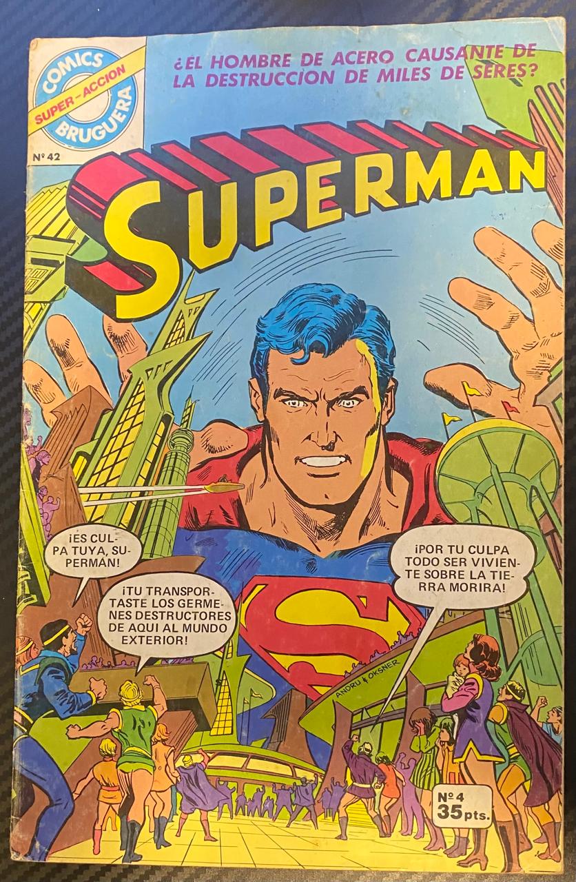 Comics Bruguera N°42 Superman N°4  - Revista