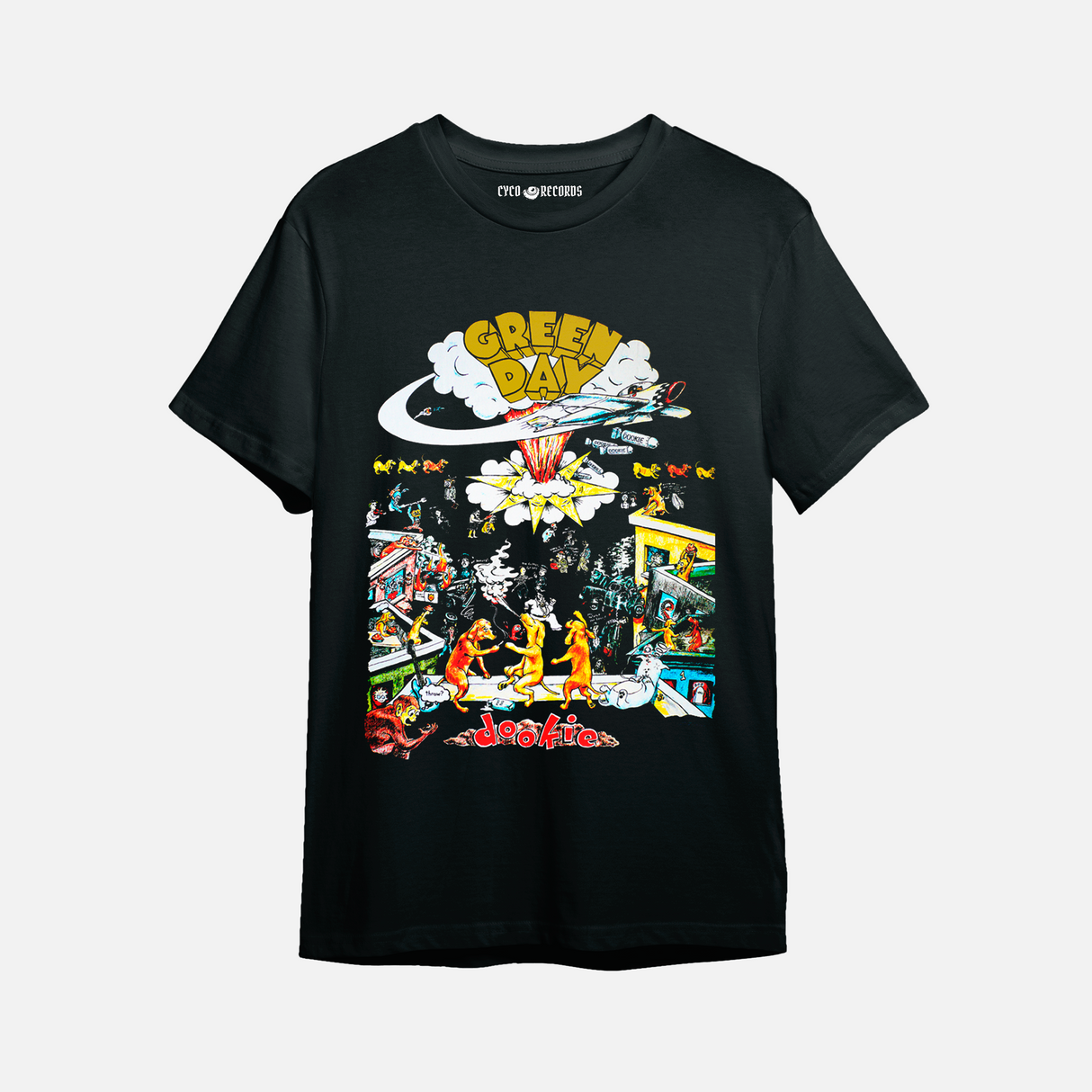 Green Day - Dookie Negra - Polera