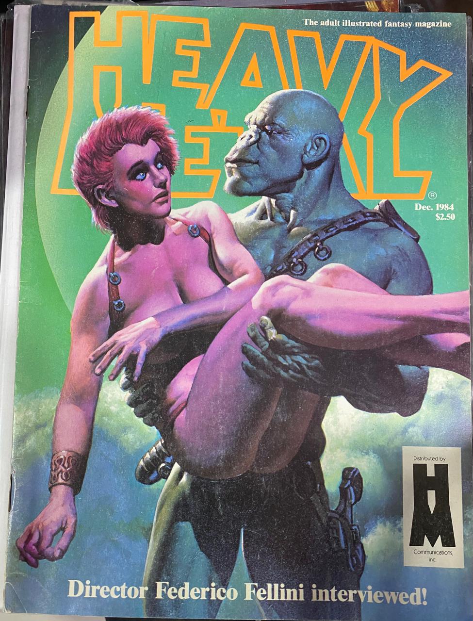 HEAVY METAL MAGAZINE December 1984 - Vol.8 N°9 - Revista