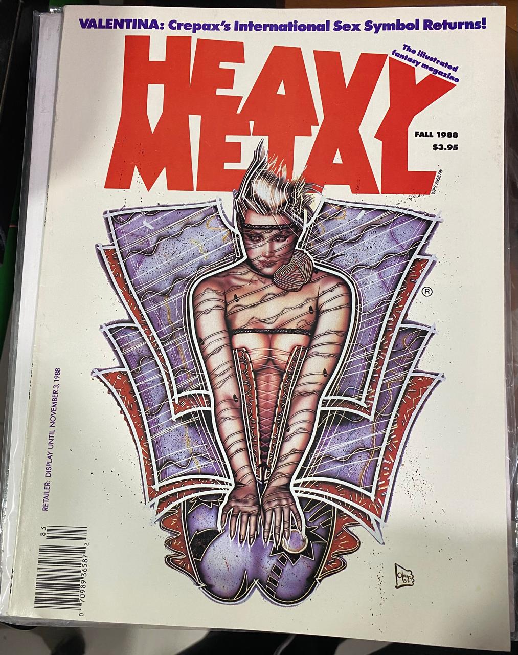 HEAVY METAL MAGAZINE Fall 1988 - Vol.12 N°3 - Revista