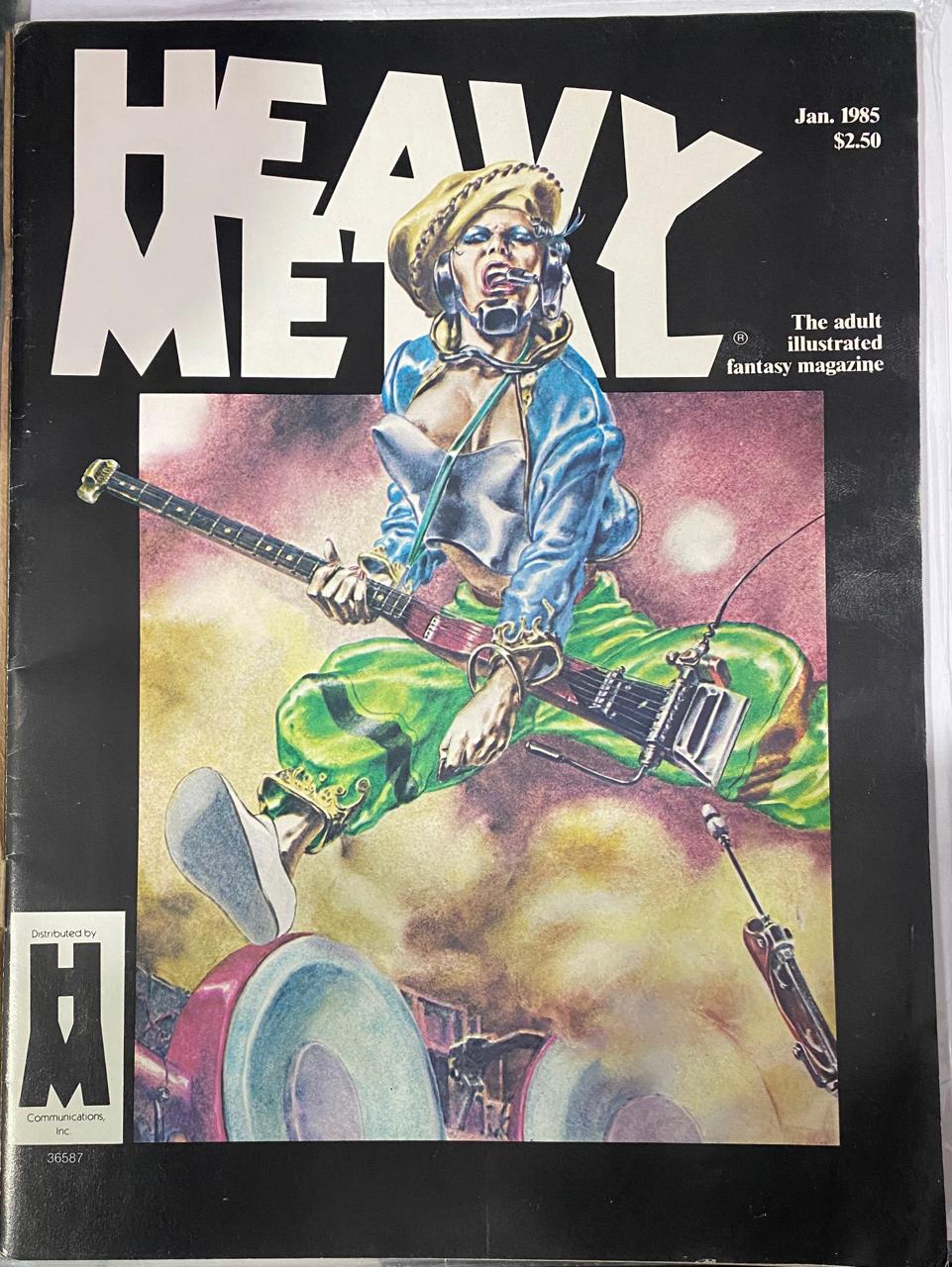 HEAVY METAL MAGAZINE January 1985 - Vol.8 N°10 - Revista