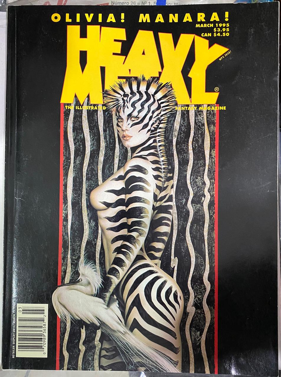 HEAVY METAL MAGAZINE March 1995 Vol. 19 N°1 - Revista