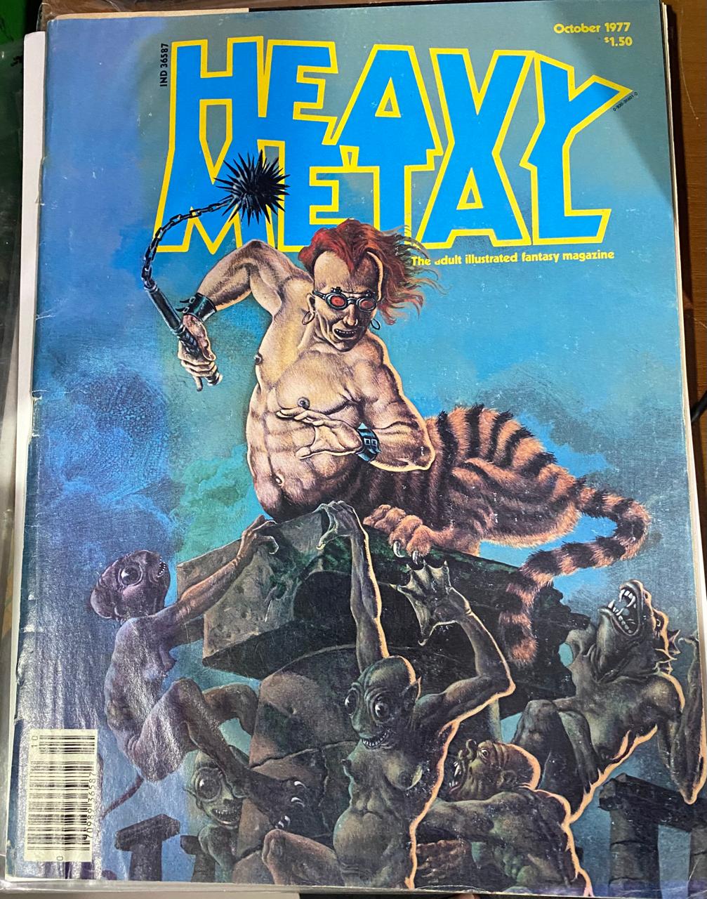 HEAVY METAL MAGAZINE October 1977 - Vol. 1 No. 7 - Revista
