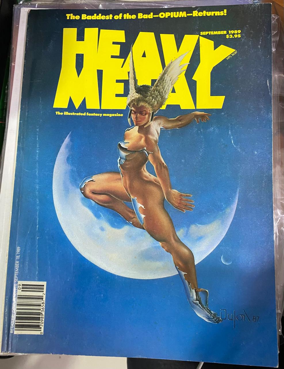 HEAVY METAL MAGAZINE September 1989 - Vol. 13 N°4 - Revista