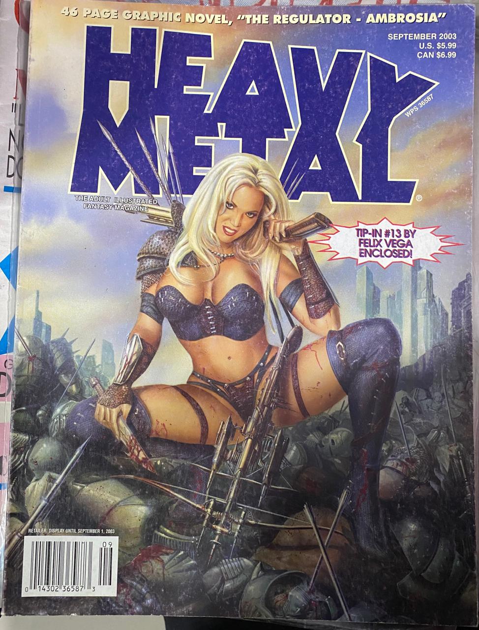 HEAVY METAL MAGAZINE September 2003 - Vol.27 N°4 - Revista