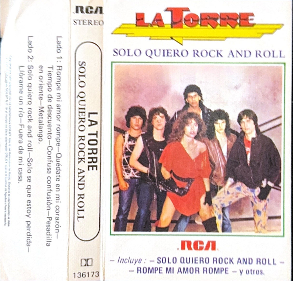 La Torre  Sólo Quiero Rock & Roll - cassette