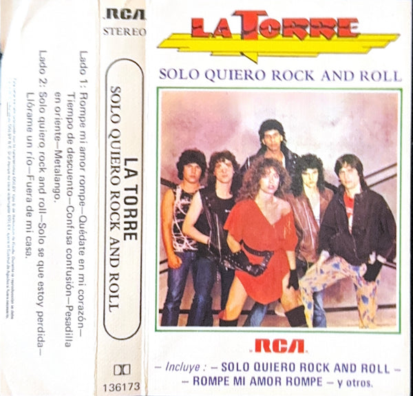 La Torre – Sólo Quiero Rock & Roll - cassette