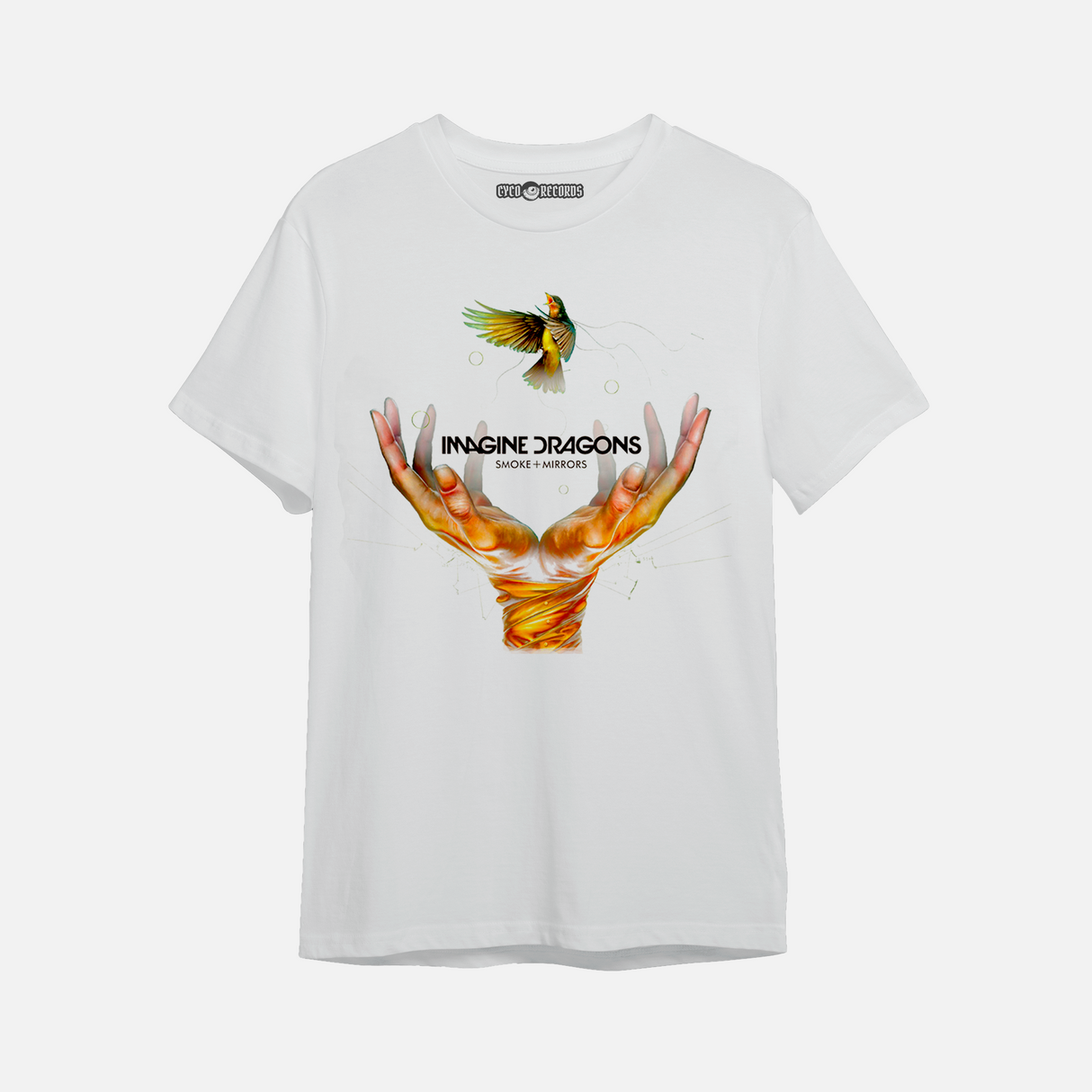 Imagine Dragons Smoke Mirrors - Blanca - Rock - Polera- Cyco