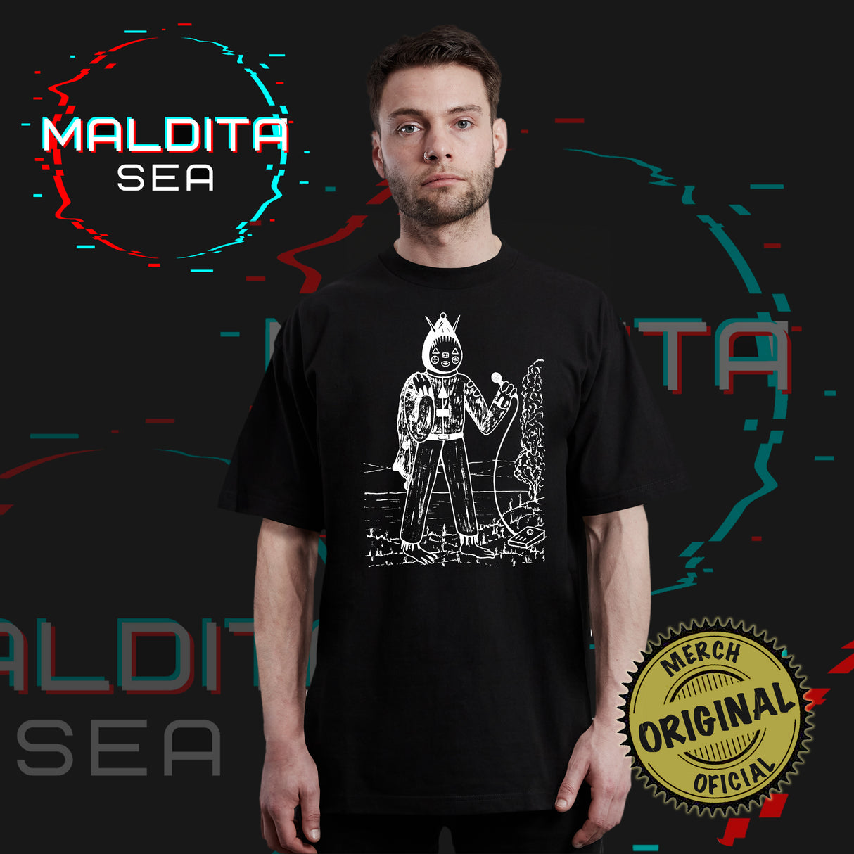 Sam de Todos los Colores - Maldita Sea - Polera