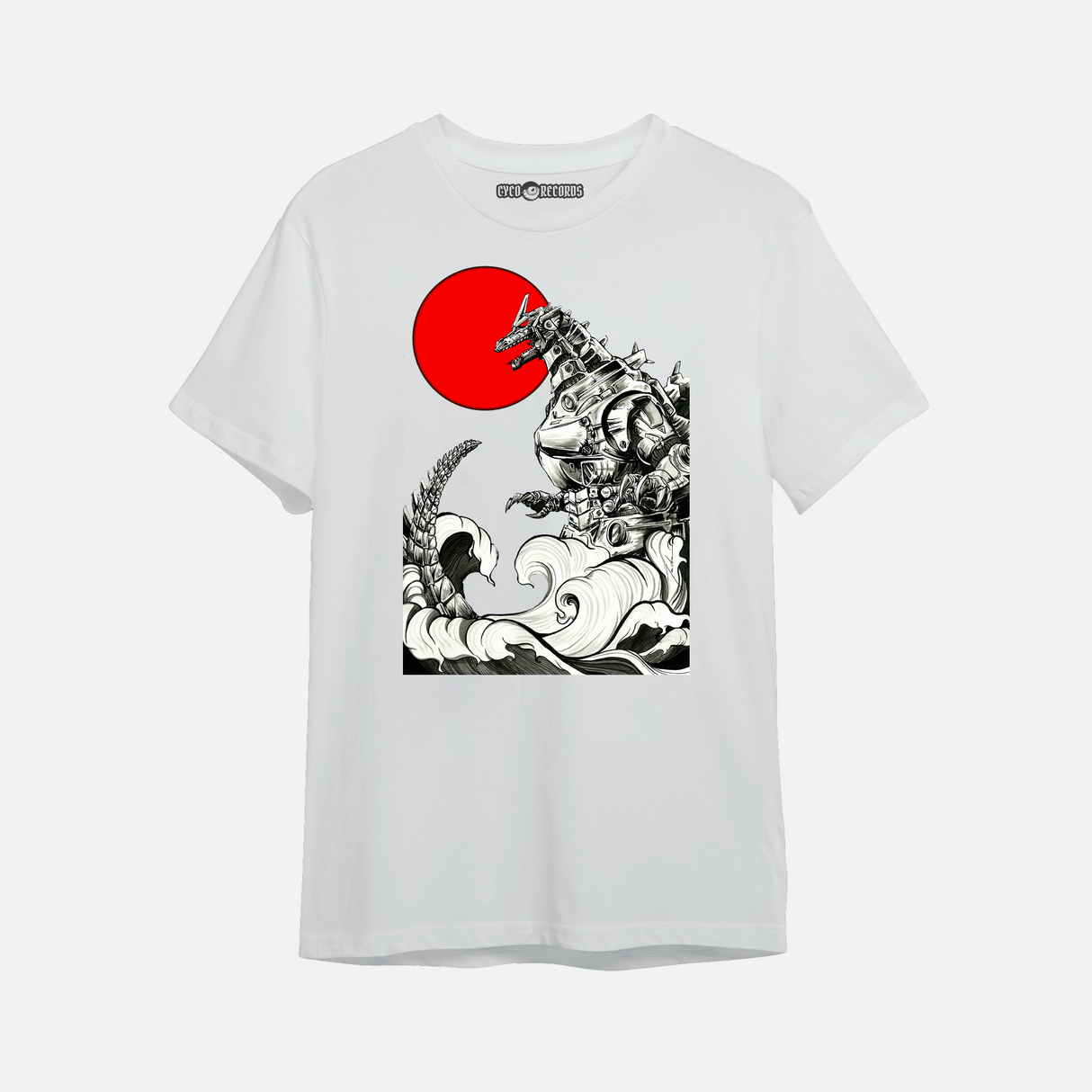 Mechagodzilla - Polera Blanca