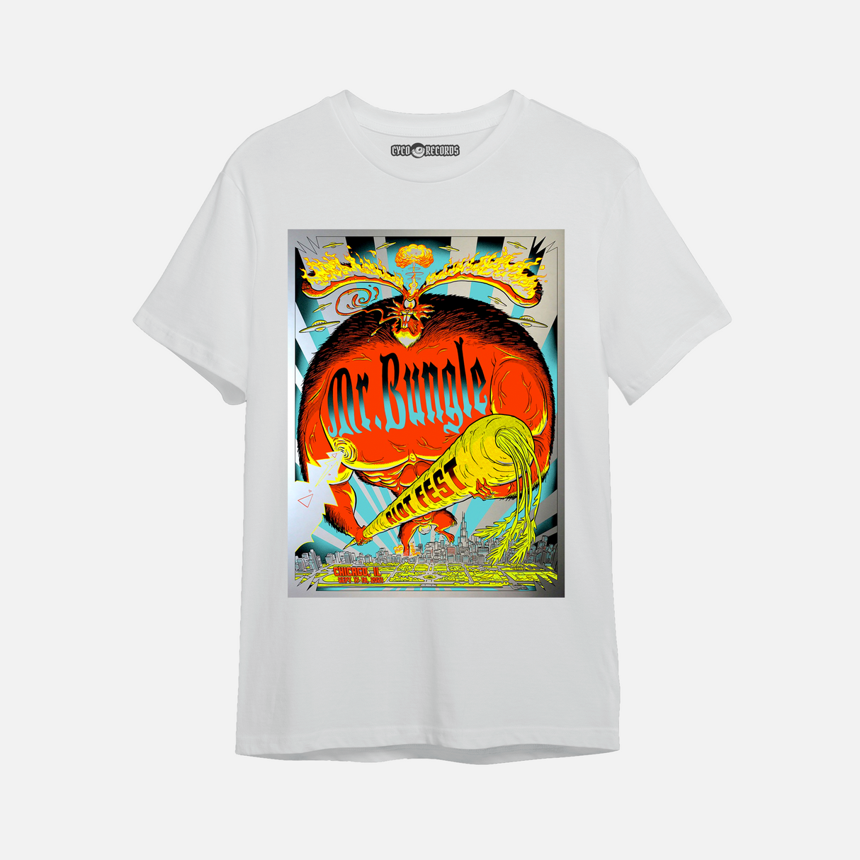 Mr. Bungle - Riot Fest Flyer - Polera