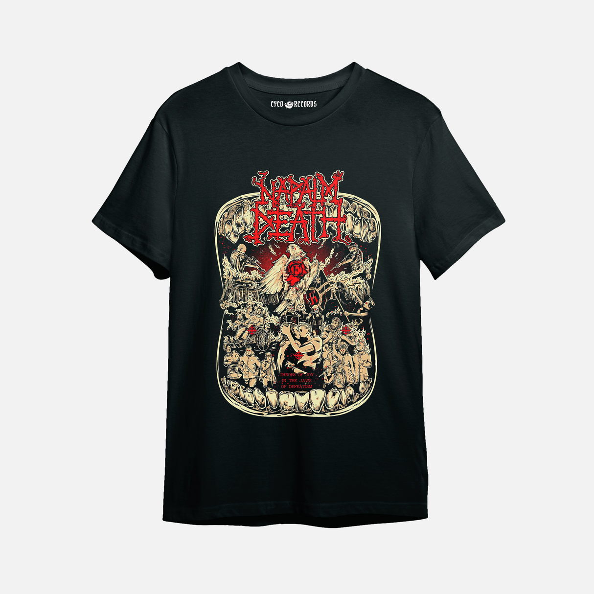 Napalm Death - Throes Of Joy In The Jaws - Polera