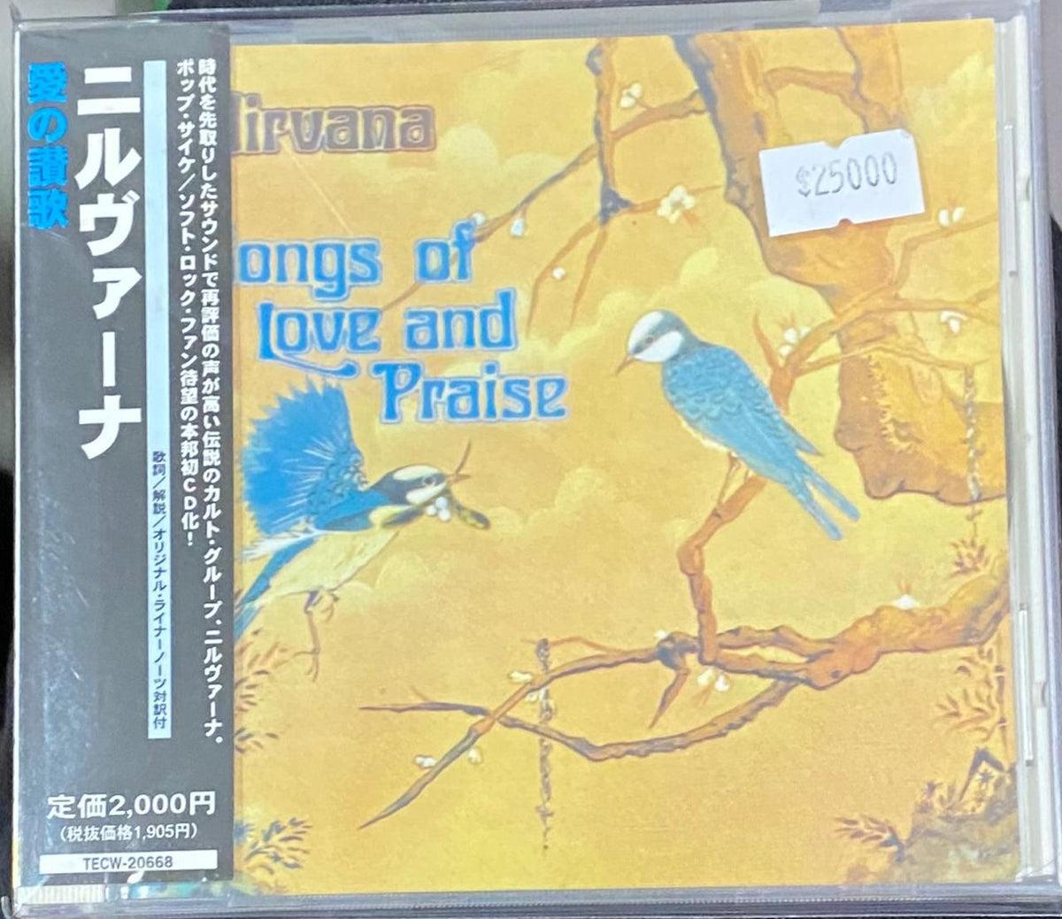 Nirvana – Songs Of Love And Praise - CD Japonés (Con Obi)