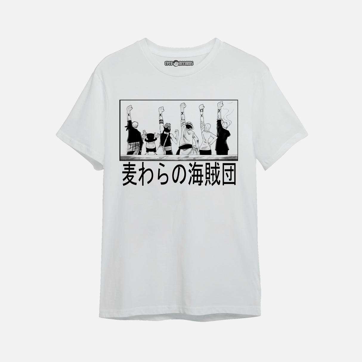 Mekanel One Piece Mugiwaras  Polera Blanca