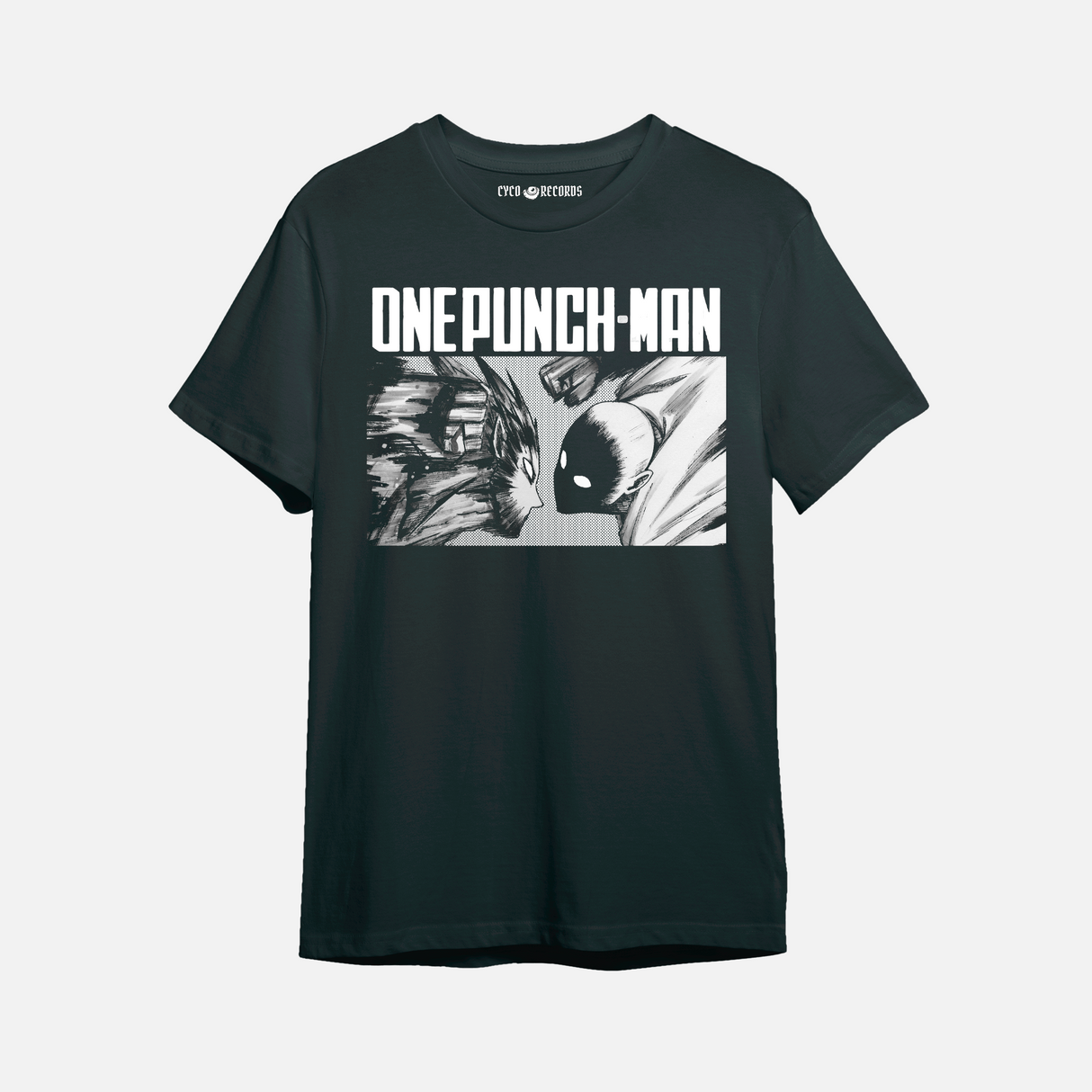 Mekanel One Punch Man Polera Negra