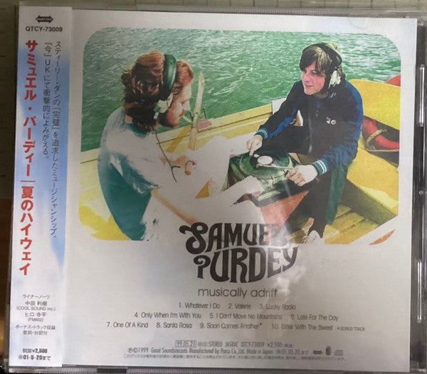 Samuel Purdey ‎– Musically Adrift - Cd Japones