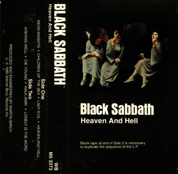 Black Sabbath  Heaven And Hell - Cassette