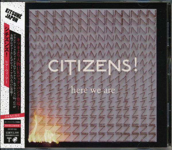 Citizens! – Here We Are - CD JAPONES OFERTA