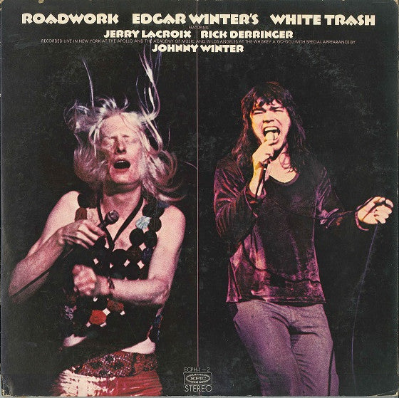 Edgar Winter's White Trash – Roadwork - Vinilo Japonés (Sin Obi)