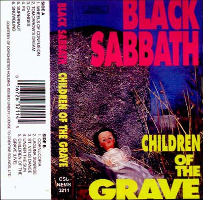 Black Sabbath  Children Of The Grave - Cassette