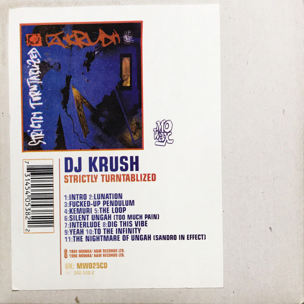 DJ Krush – Strictly Turntablized - CD