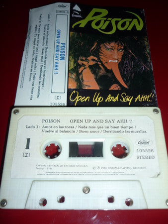Poison – Open Up And Say Ahh!! - Cassette