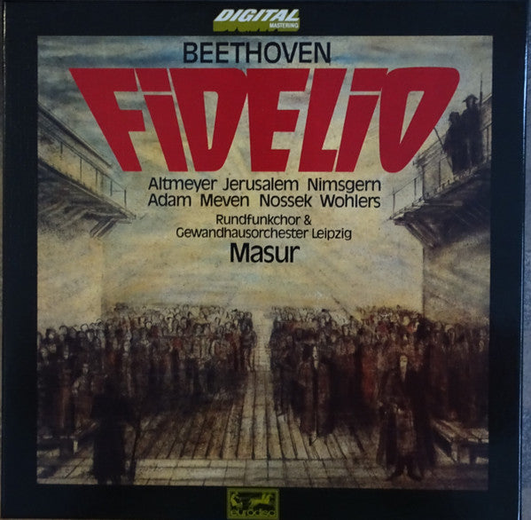 Beethoven, Masur – Fidelio - 3 VINILOS - MUSICA CLASSICA