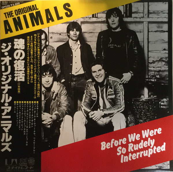 The Original Animals – Before We Were So Rudely Interrupted - Vinilo Japonés (Con Obi)