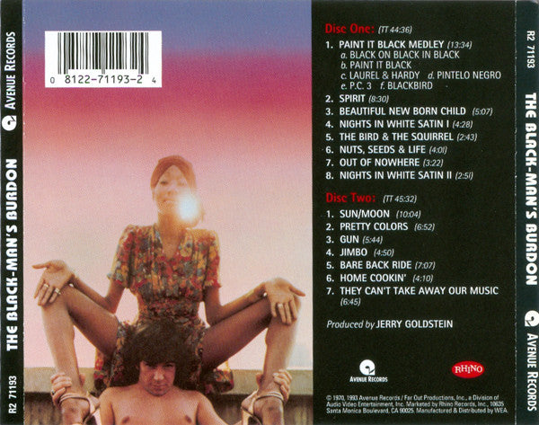 Eric Burdon & War – The Black-Man's Burdon - CD
