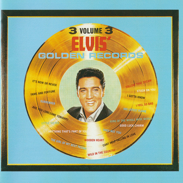Elvis Presley – Elvis' Golden Records, Vol. 3 serie Let It Rock! - CD JAPONES