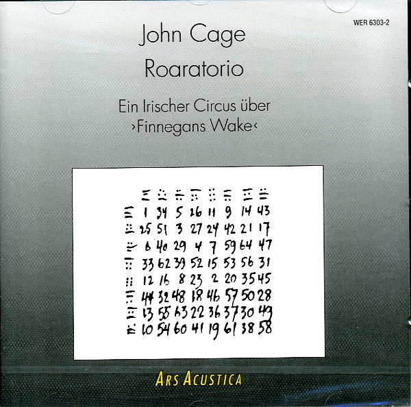 John Cage  Roaratorio (Ein Irischer Circus Über Finnegans Wake) -Cd