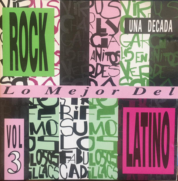Various – Lo Mejor Del Rock Latino (Una Década) Vol. 3 - CD USADO PRIMERA EDICIÓN