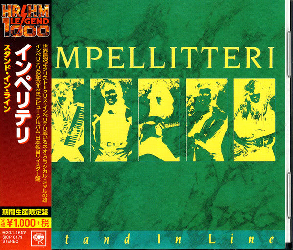 Impellitteri  Stand In Line - Cd Japones