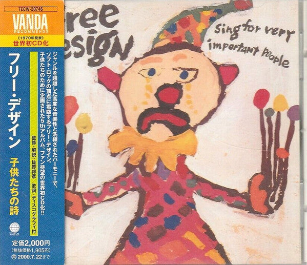 Free Design – Sing For Very Important People - CD JAPONES OFERTA