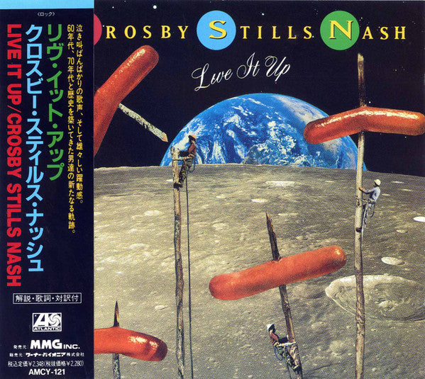 Crosby, Stills & Nash – Live It Up - CD JAPONES OFERTA