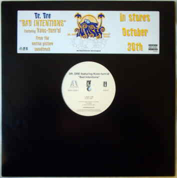 Dr. Dre Featuring Knoc-Turn'al – Bad Intentions - VINILO