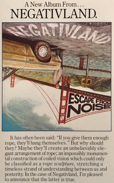 Negativland  Escape From Noise - Cassette