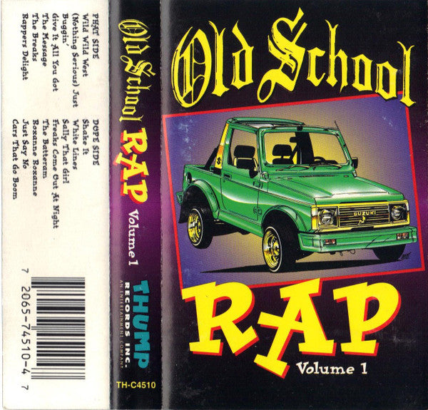 Various  Old School Rap Volume 1 - Cassette