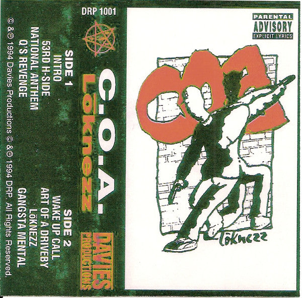 C.O.A. – Lòknezz - Cassette