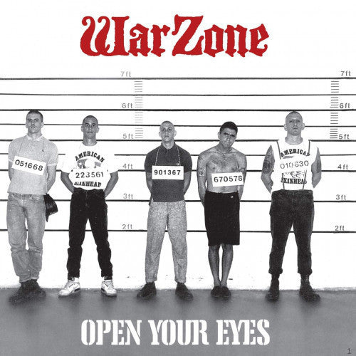 Warzone – Open Your Eyes - Vinilo Simple - Nuevo