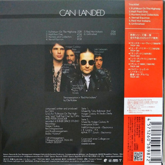 Can – Landed - CD Japonés (Con Obi)