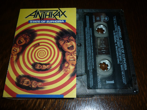 Anthrax  State Of Euphoria - Cassette