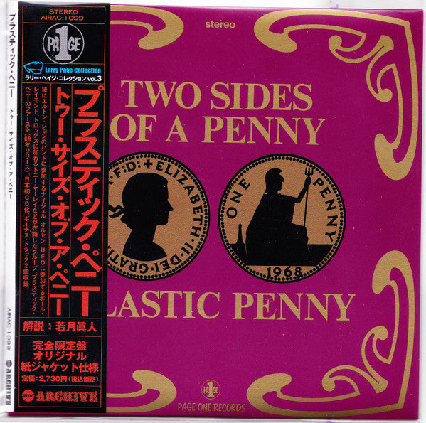 Plastic Penny – Two Sides Of A Penny - CD JAPONES
