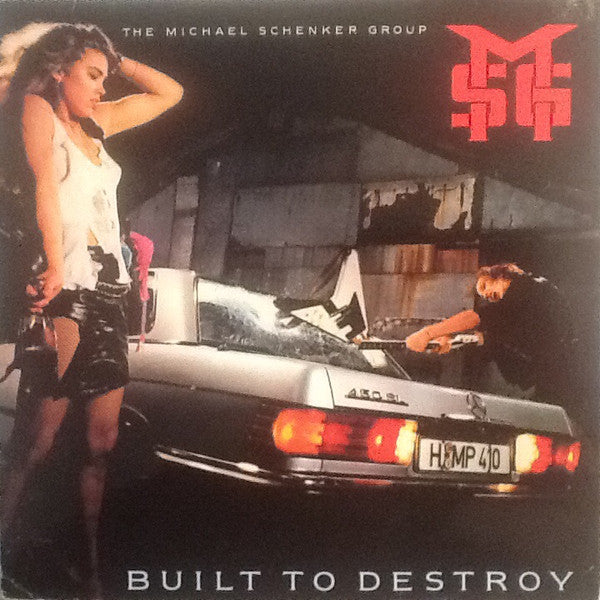 The Michael Schenker Group – Built To Destroy - Vinilo Japonés (Sin Obi) Usado