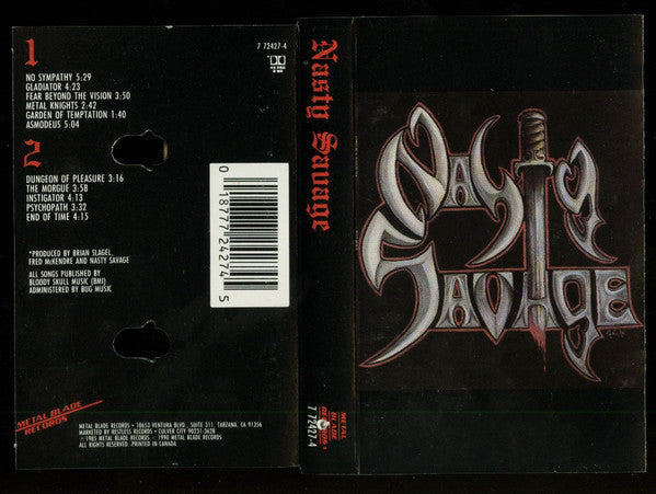Nasty Savage  Nasty Savage - Cassette