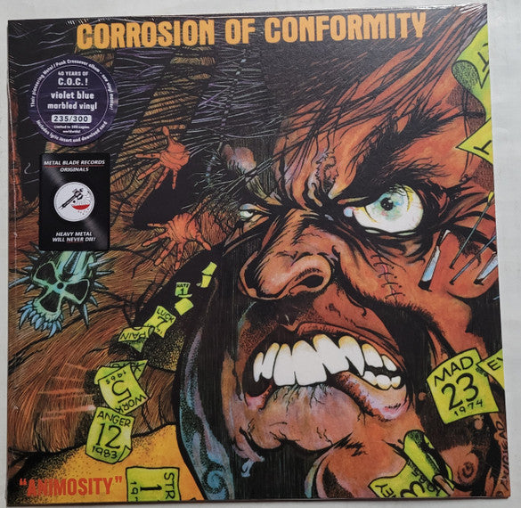 Corrosion Of Conformity – Animosity - Vinilo Simple - Nuevo