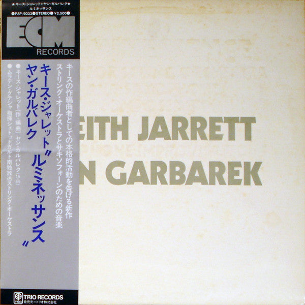 Keith Jarrett / Jan Garbarek – Luminessence - VINILO JAPONES (SIN OBI)