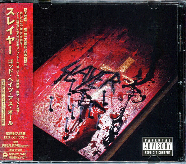 Slayer – God Hates Us All - CD JAPONES