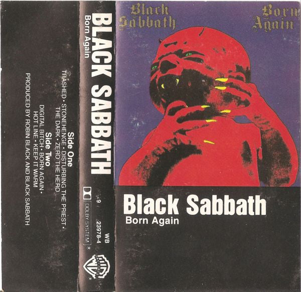 Black Sabbath  Born Again - Cassette